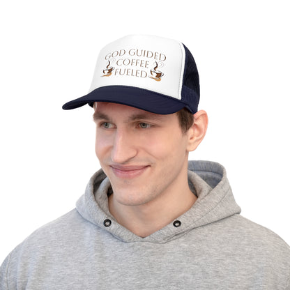 Trucker Cap - God Guided, Coffee Fueled