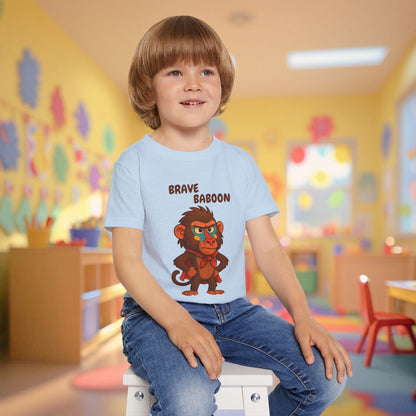Toddler Tee - Brave Baboon