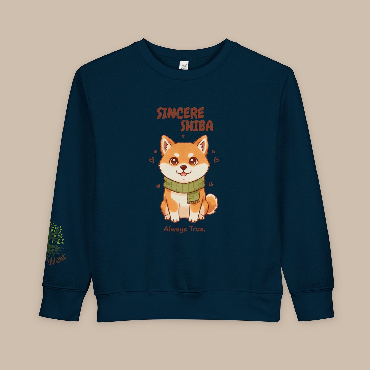 Toddler Sweatshirt - Sincere Shiba - Always True