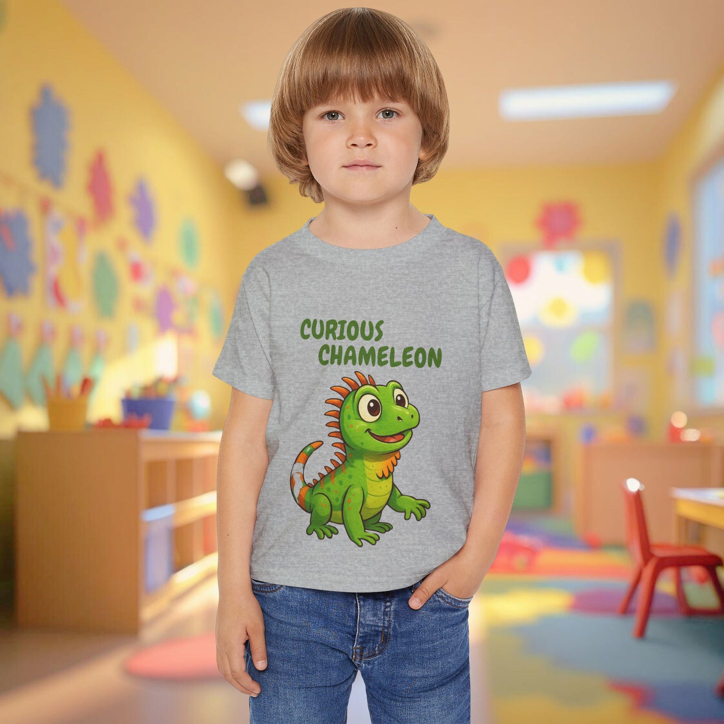 Toddler Tee - Curious Chameleon