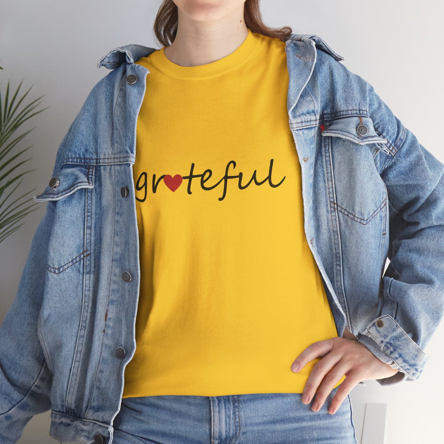 Comfy Cotton Tee - Grateful Heart