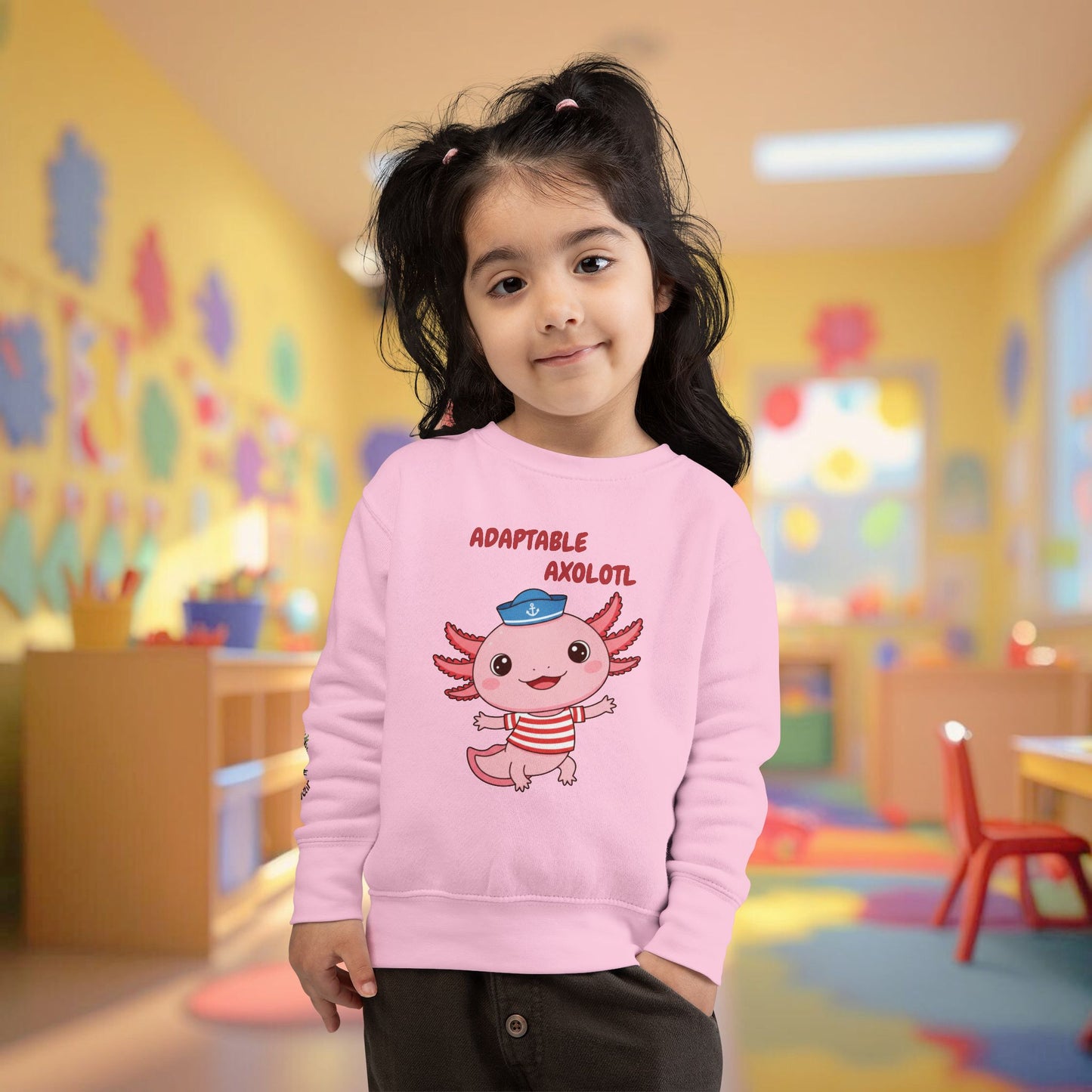 Toddler Sweatshirt - Adaptable Axolotl