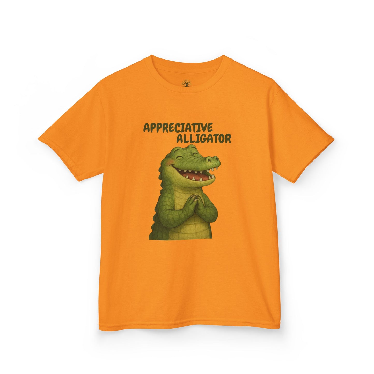 Comfy Kids Tee - Appreciative Alligator