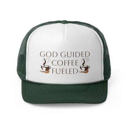 Trucker Cap - God Guided, Coffee Fueled