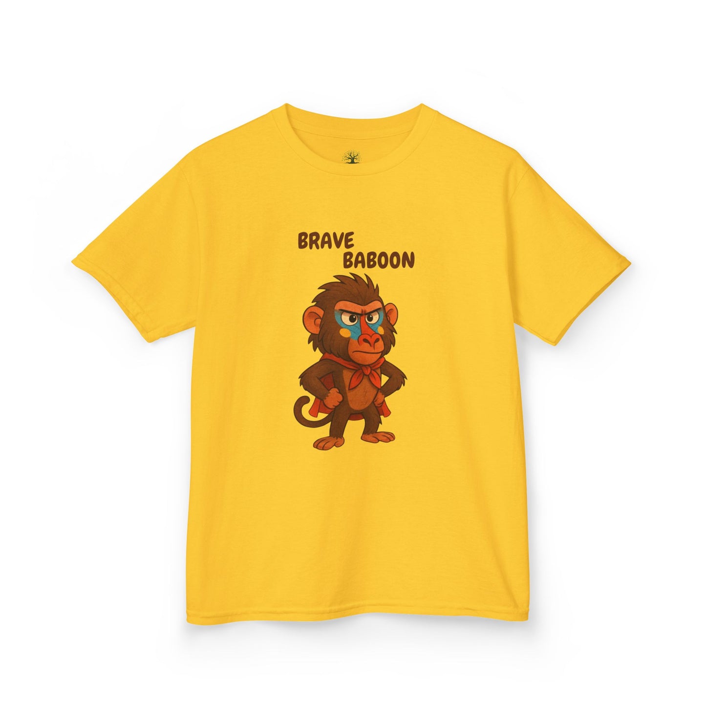 Comfy Kids Tee - Brave Baboon