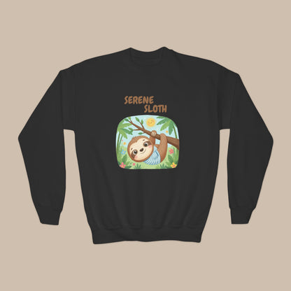 Comfy Kids Sweatshirt - Serene Sloth