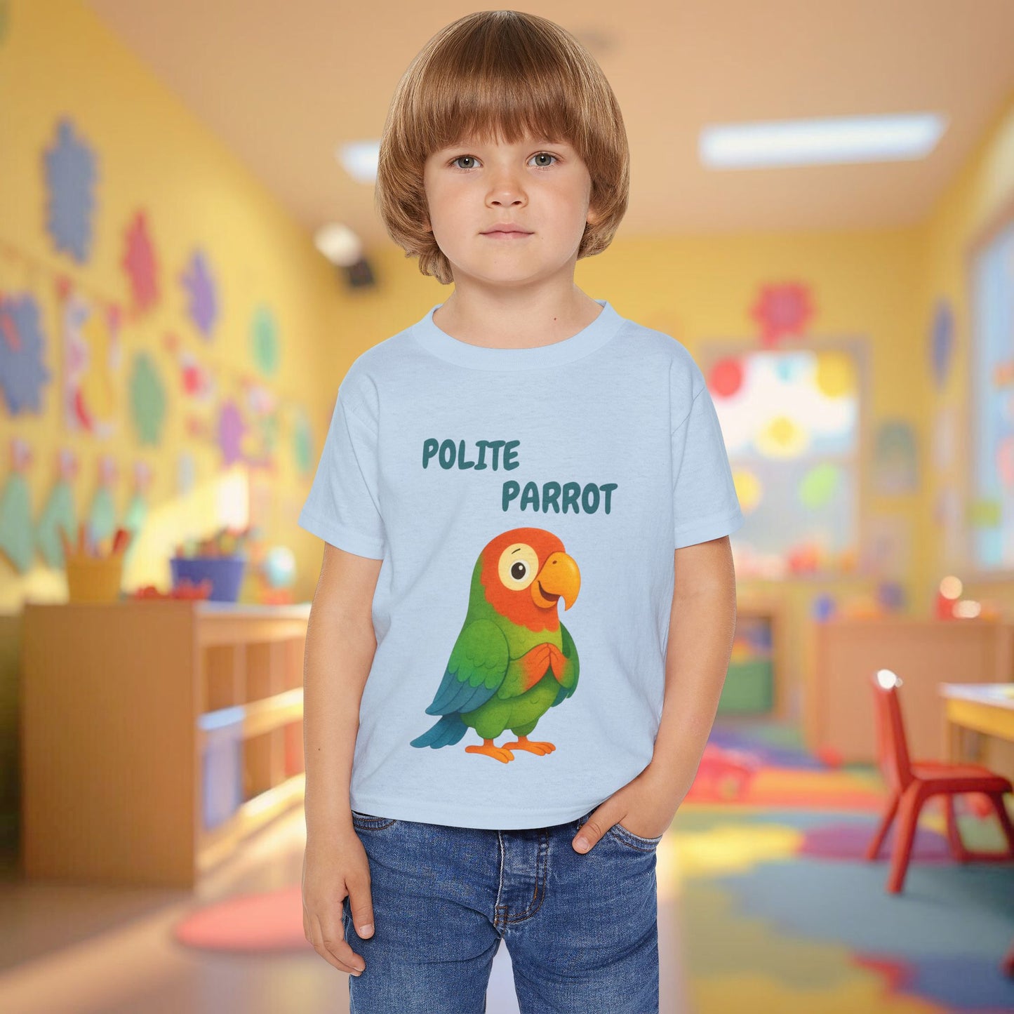 Toddler Tee - Polite Parrot