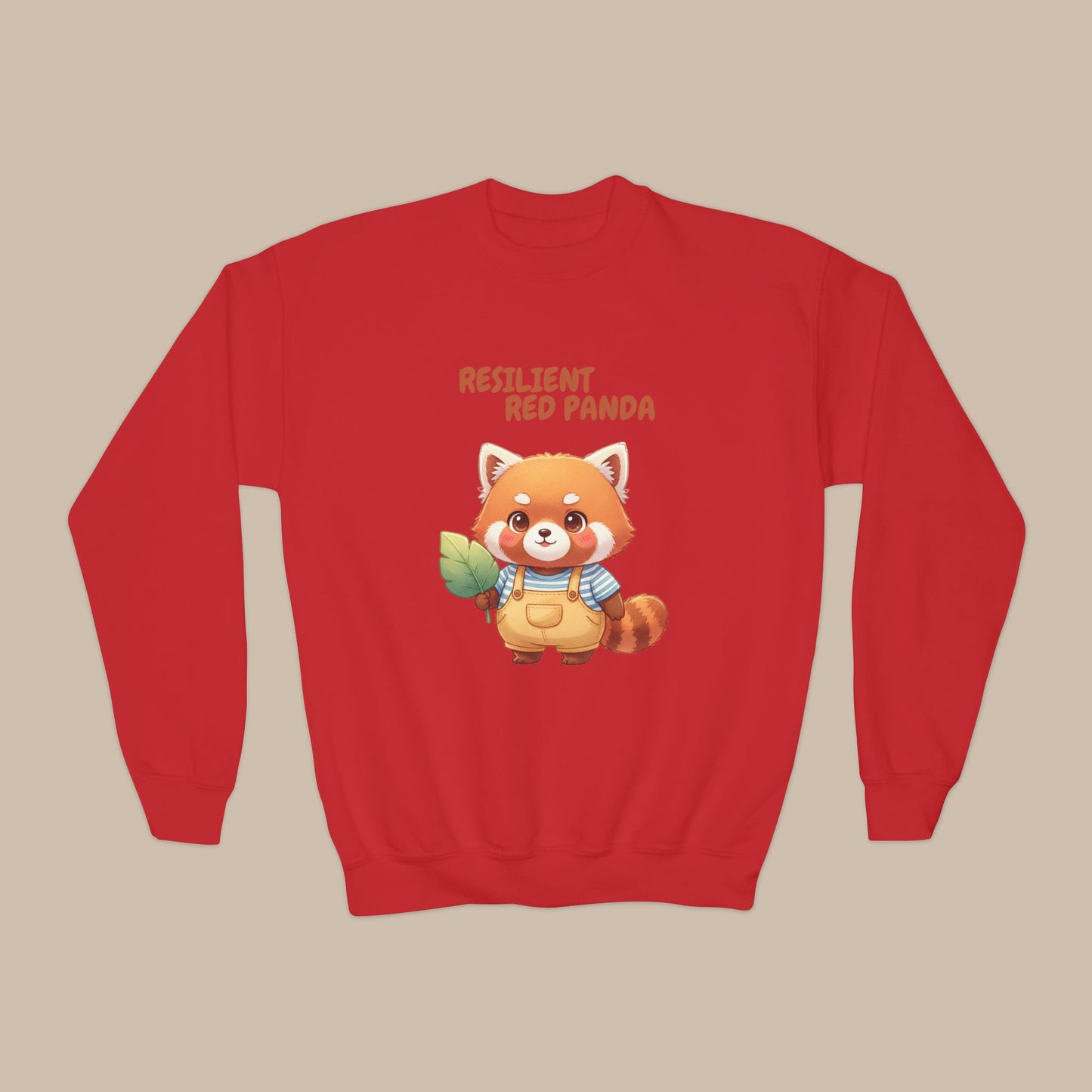 Comfy Kids Sweatshirt - Resilient Red Panda