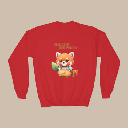 Comfy Kids Sweatshirt - Resilient Red Panda