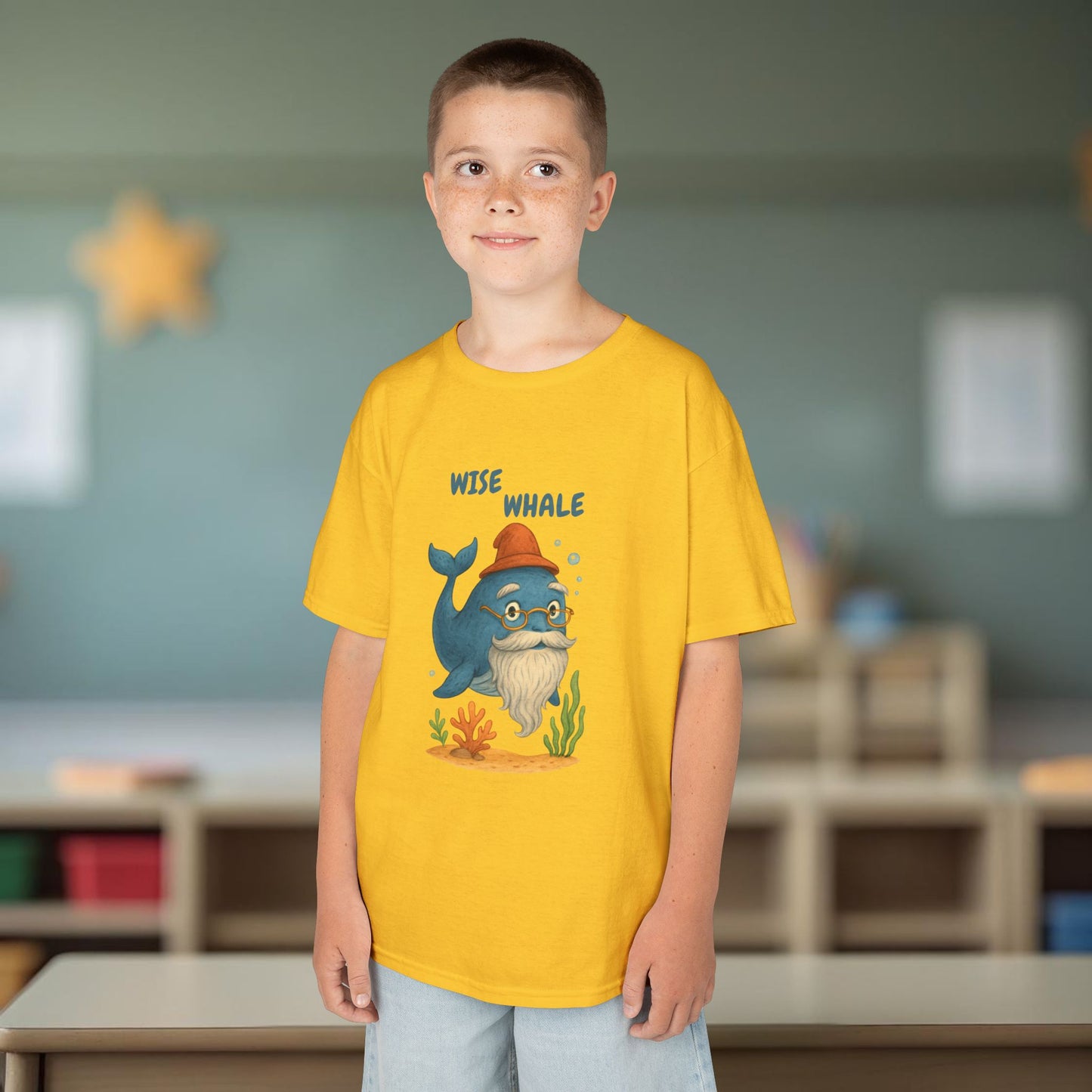 Comfy Kids Tee - Wise Whale