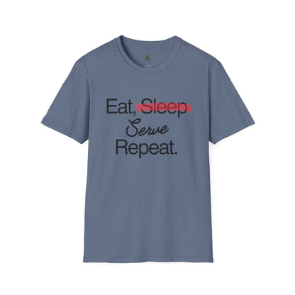 Soft & Stylish Tee - Eat, Serve, Repeat