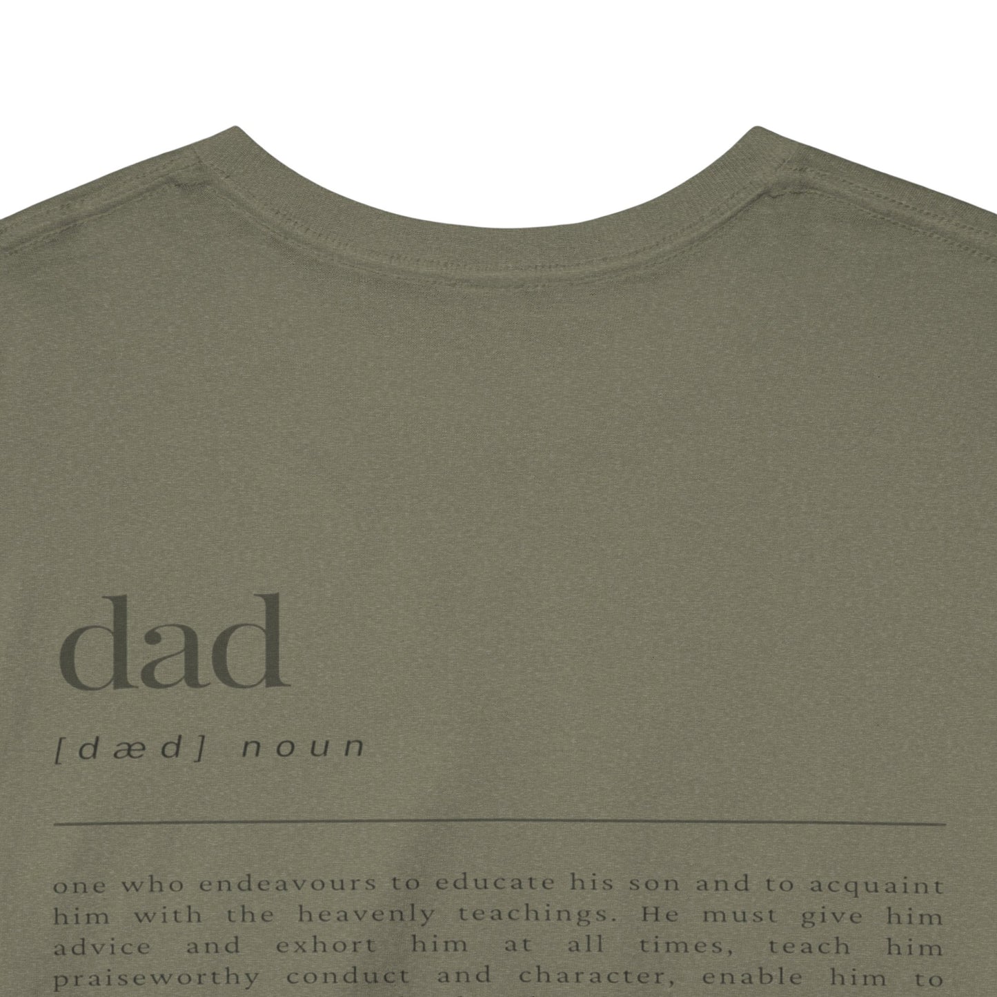 Comfy Cotton Tee - Dad: No Big Deal