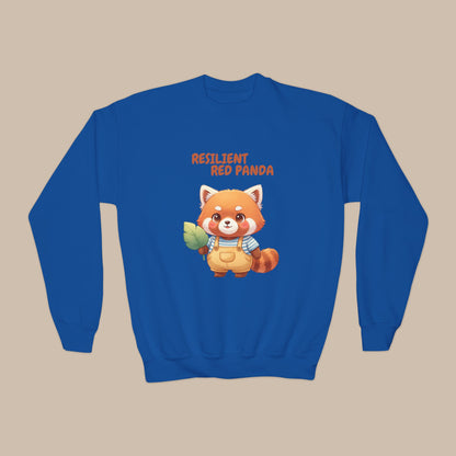 Comfy Kids Sweatshirt - Resilient Red Panda