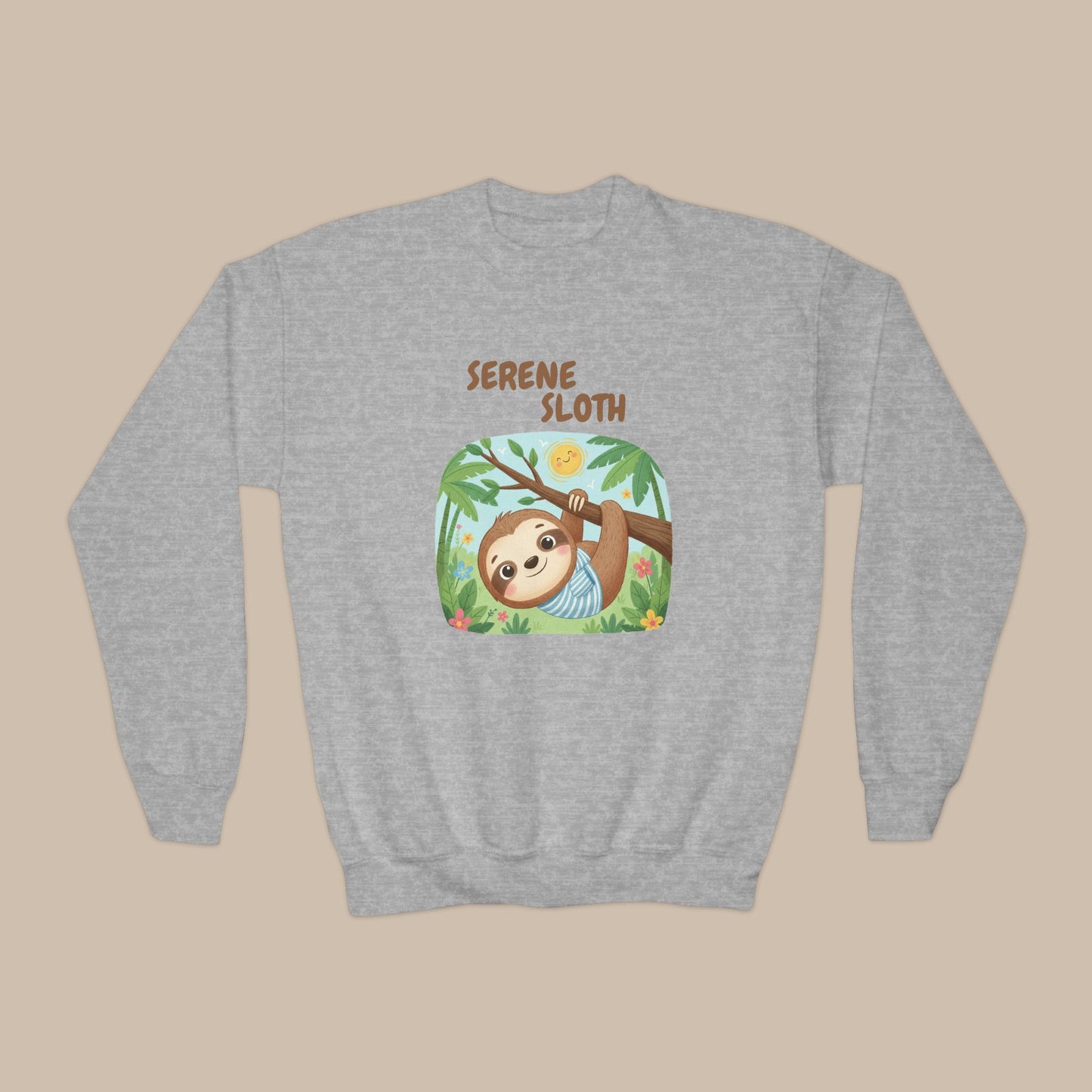 Comfy Kids Sweatshirt - Serene Sloth