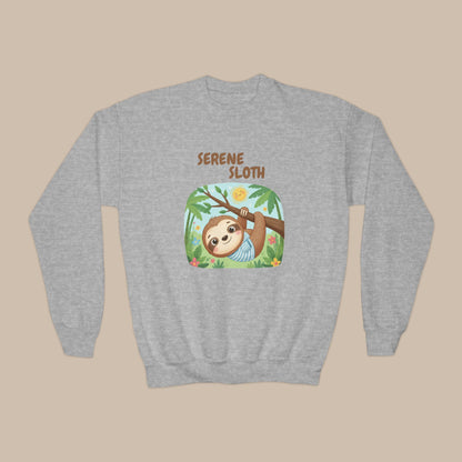 Comfy Kids Sweatshirt - Serene Sloth