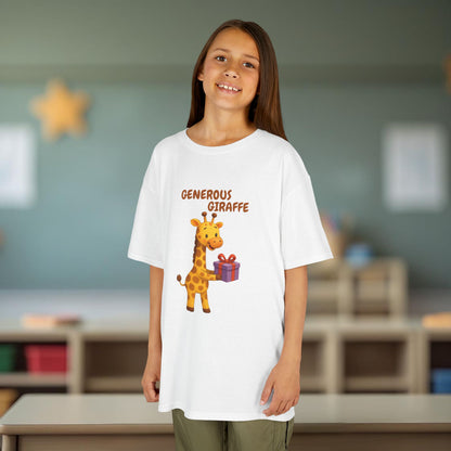 Comfy Kids Tee - Generous Giraffe