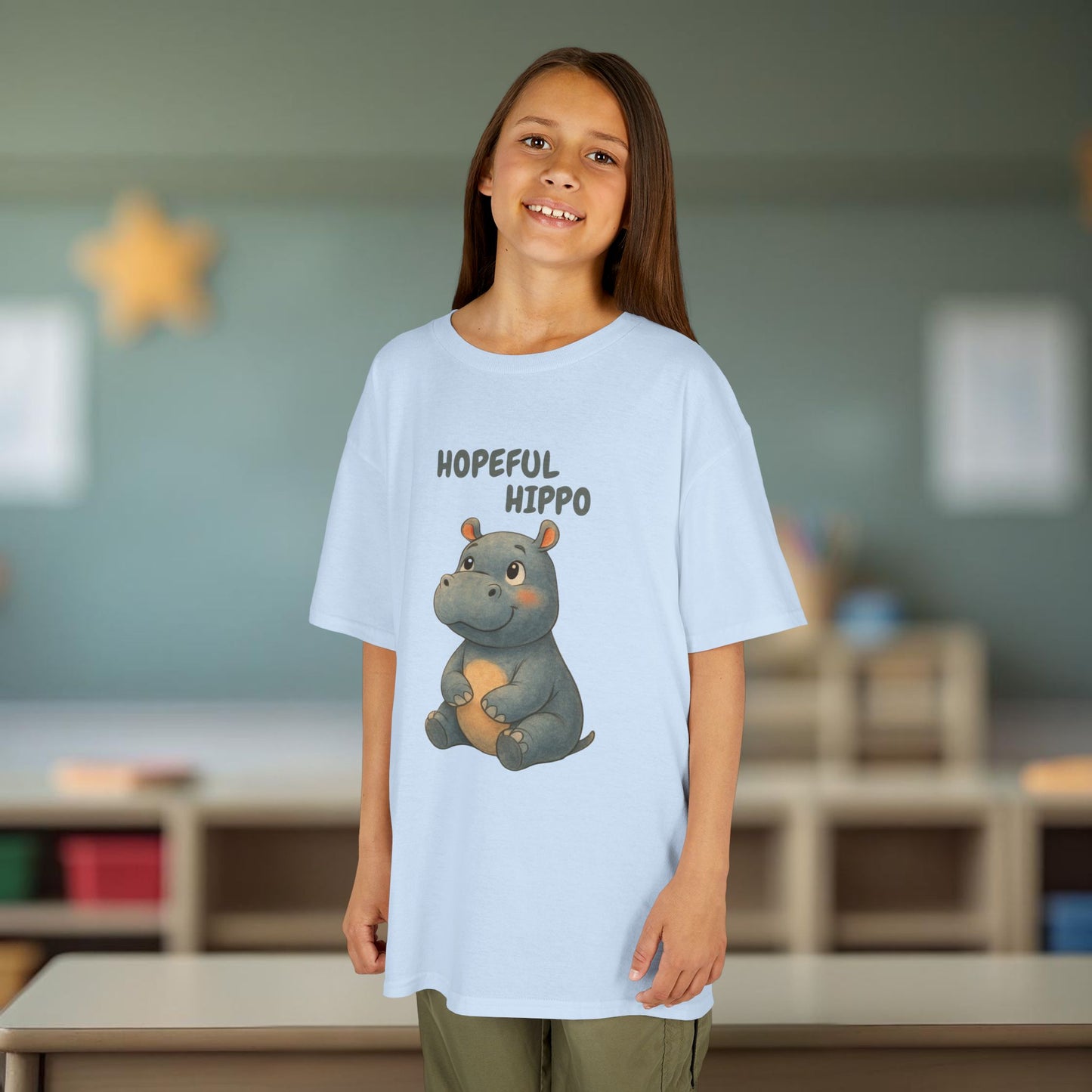 Comfy Kids Tee - Hopeful Hippo