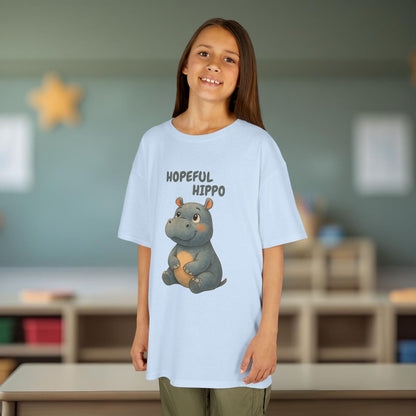 Comfy Kids Tee - Hopeful Hippo
