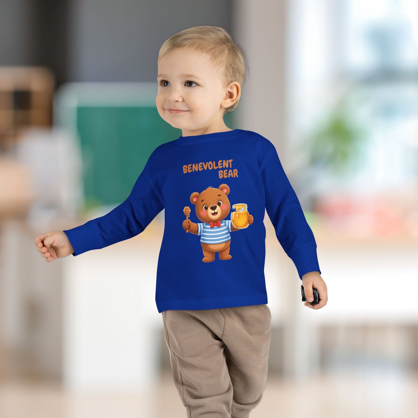 Toddler Long Sleeve Tee - Benevolent Bear