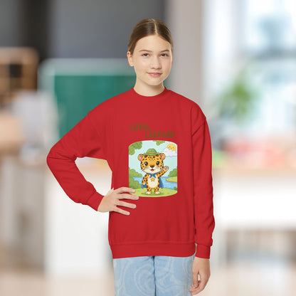 Comfy Kids Sweatshirt - Loyal Leopard
