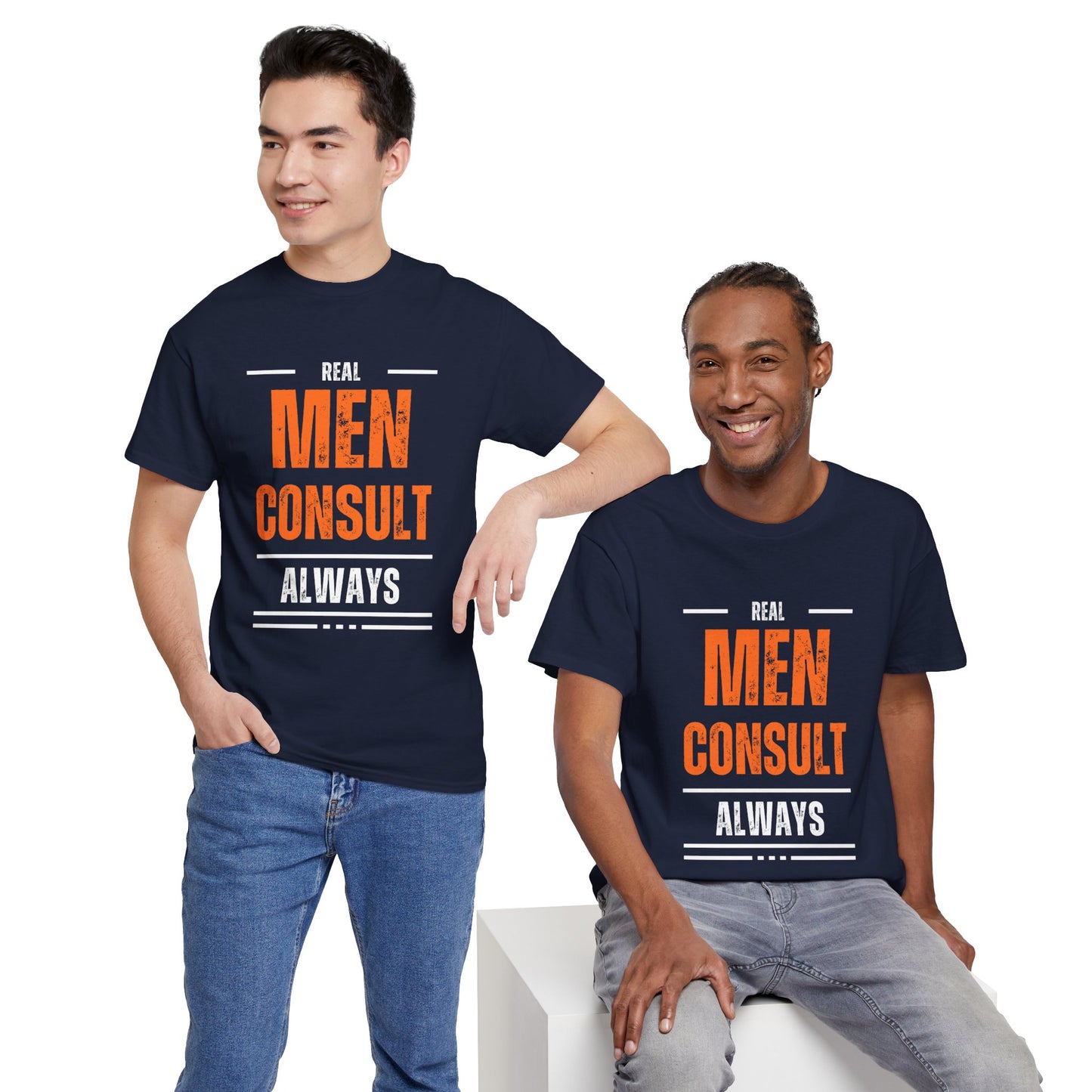 Comfy Cotton Tee - Men Consult