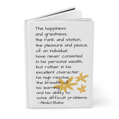 Hard Cover Journal - Excellent Character