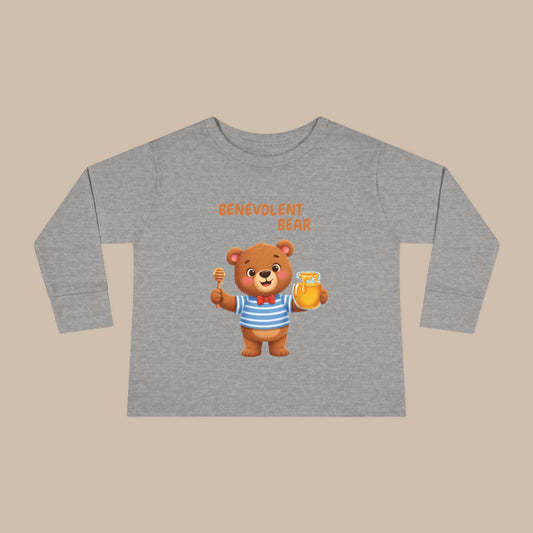 Toddler Long Sleeve Tee - Benevolent Bear