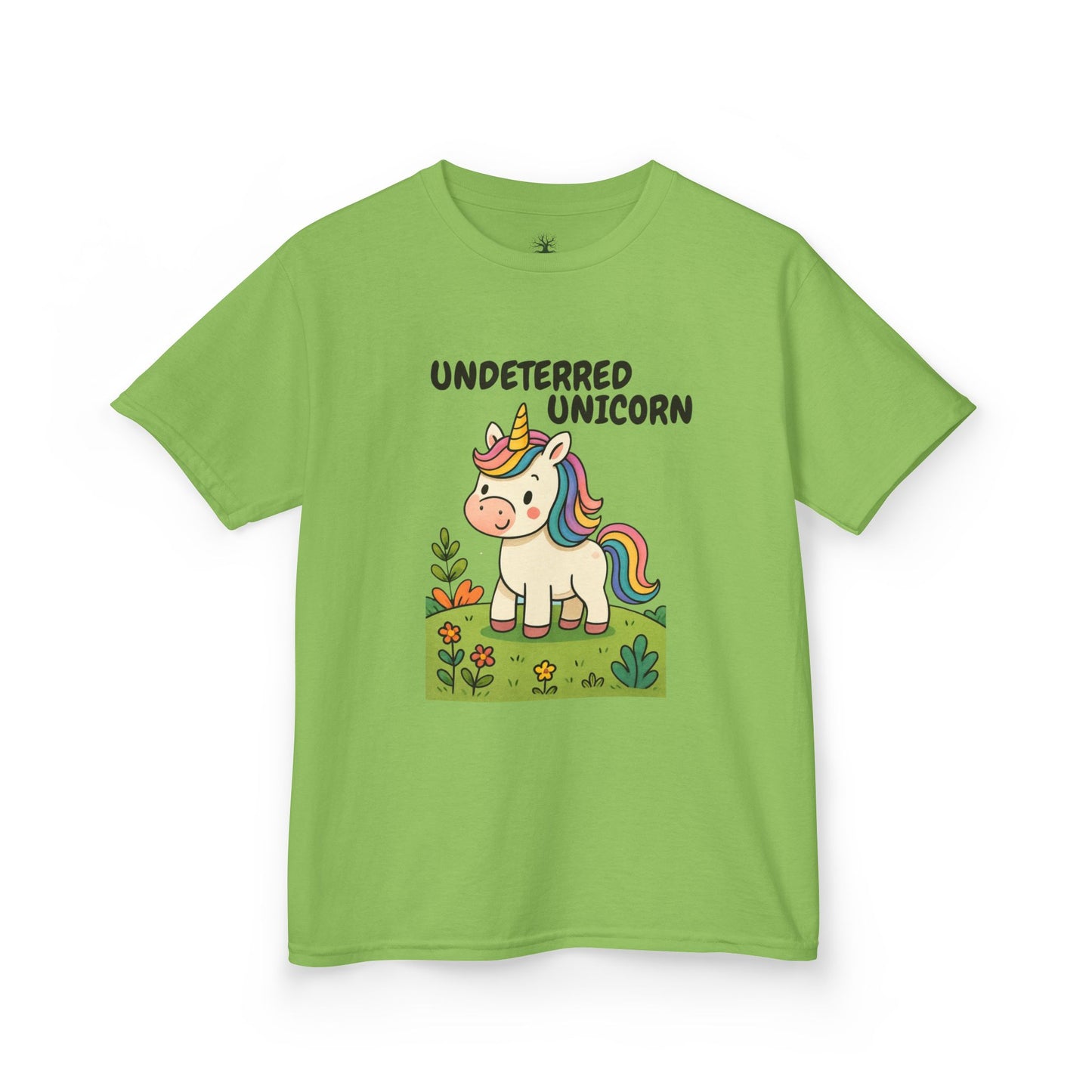 Comfy Kids Tee - Undeterred Unicorn