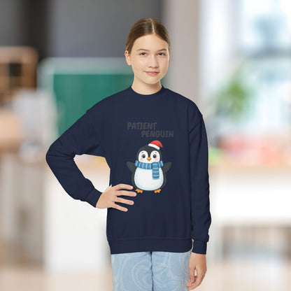 Comfy Kids Sweatshirt - Patient Penguin