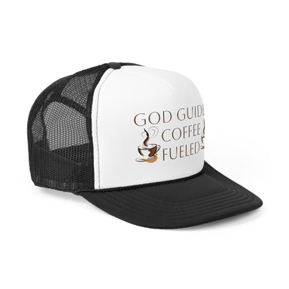 Trucker Cap - God Guided, Coffee Fueled