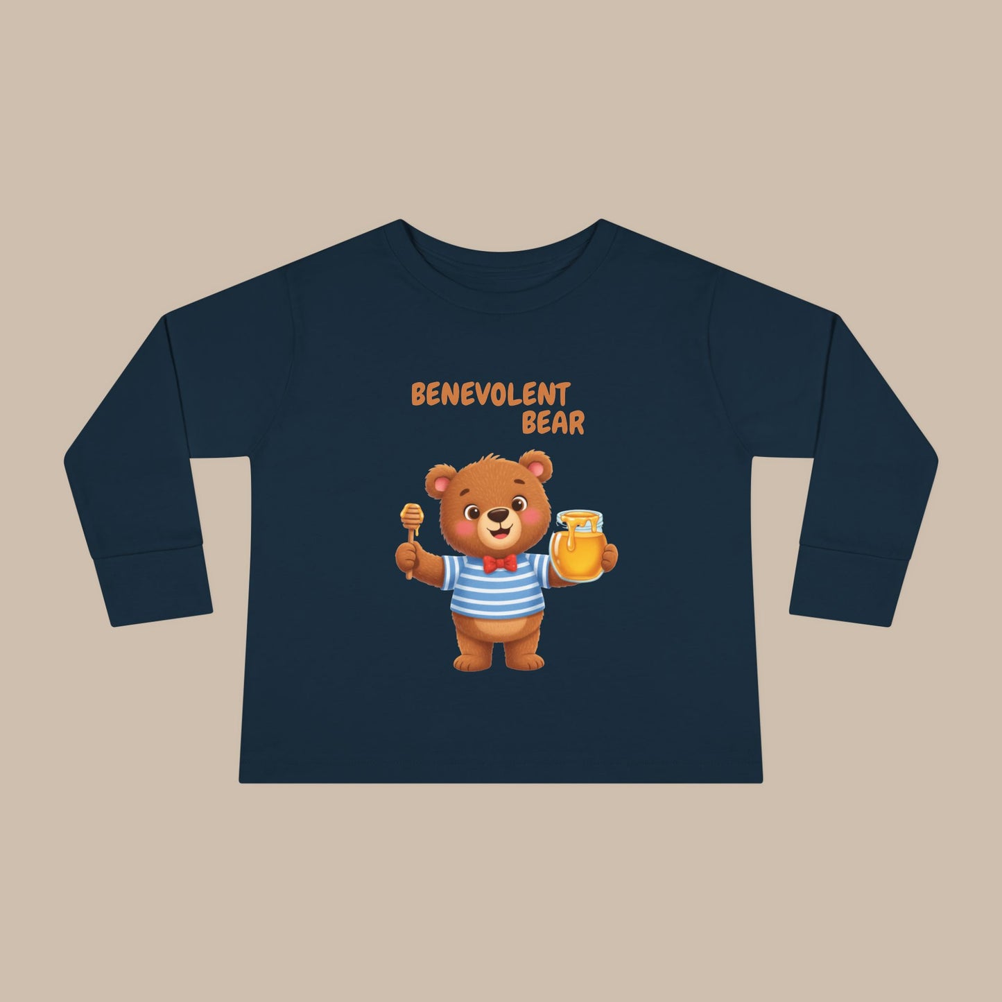 Toddler Long Sleeve Tee - Benevolent Bear