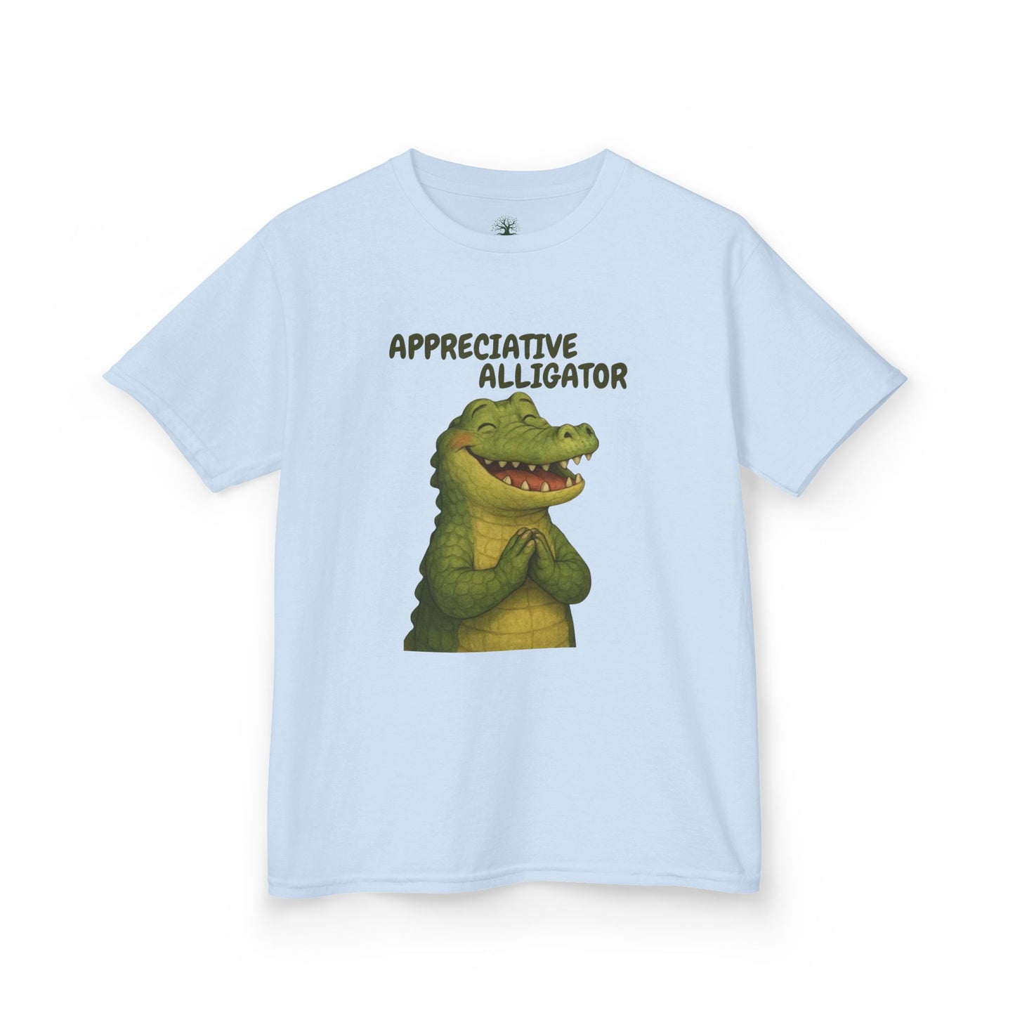 Comfy Kids Tee - Appreciative Alligator