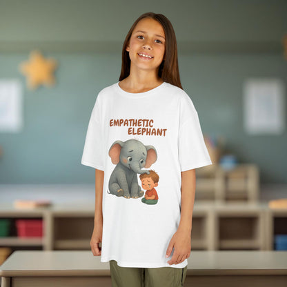 Comfy Kids Tee - Empathetic Elephant