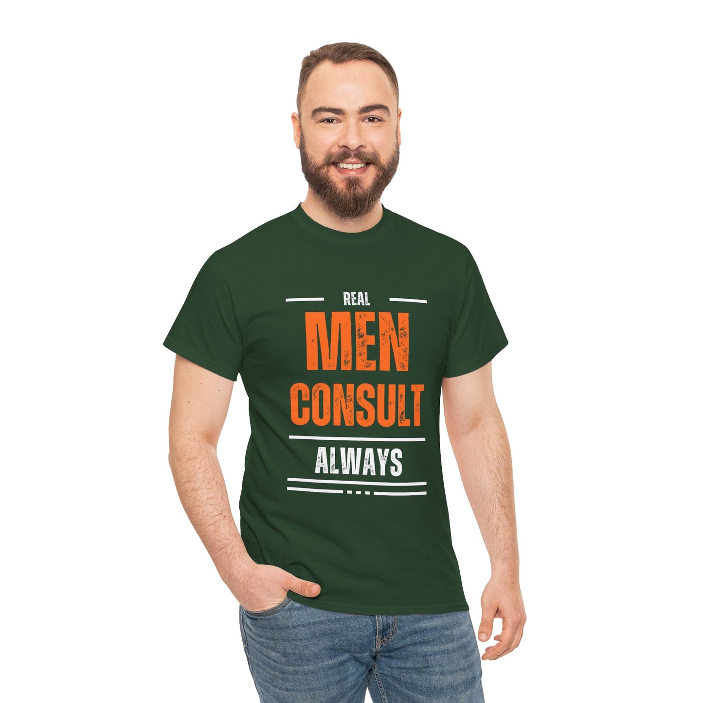 Comfy Cotton Tee - Men Consult