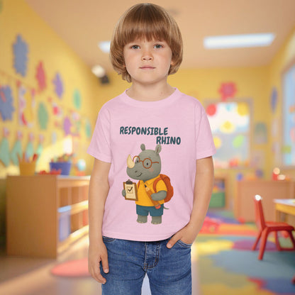 Toddler Tee - Responsible Rhino