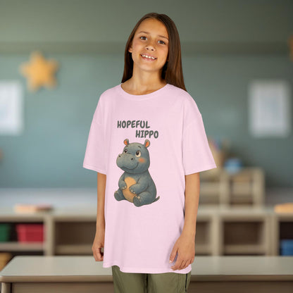 Comfy Kids Tee - Hopeful Hippo
