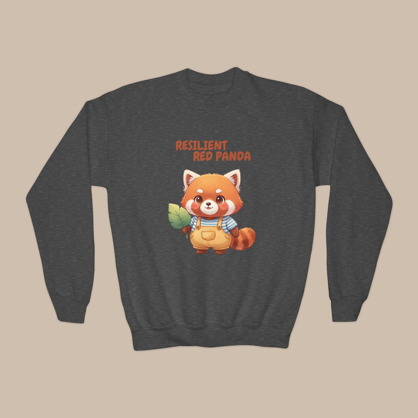 Comfy Kids Sweatshirt - Resilient Red Panda