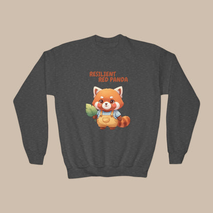Comfy Kids Sweatshirt - Resilient Red Panda