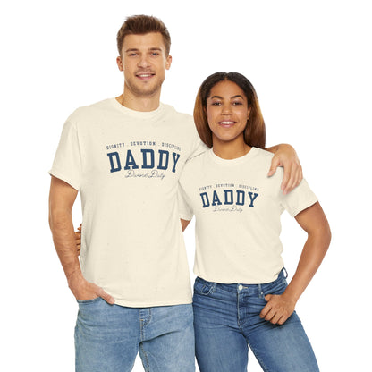 Comfy Cotton Tee - Daddy: Dignity, Devotion, Discipline