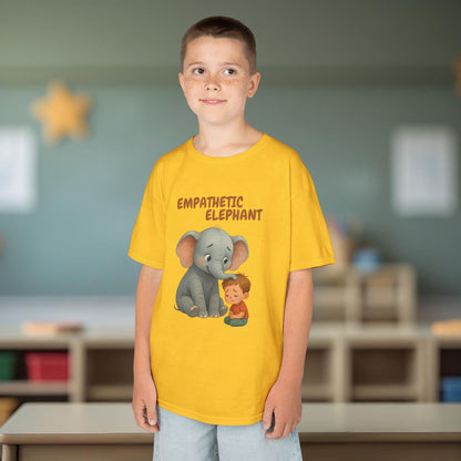 Comfy Kids Tee - Empathetic Elephant