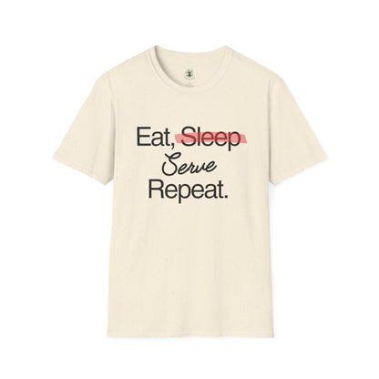 Soft & Stylish Tee - Eat, Serve, Repeat