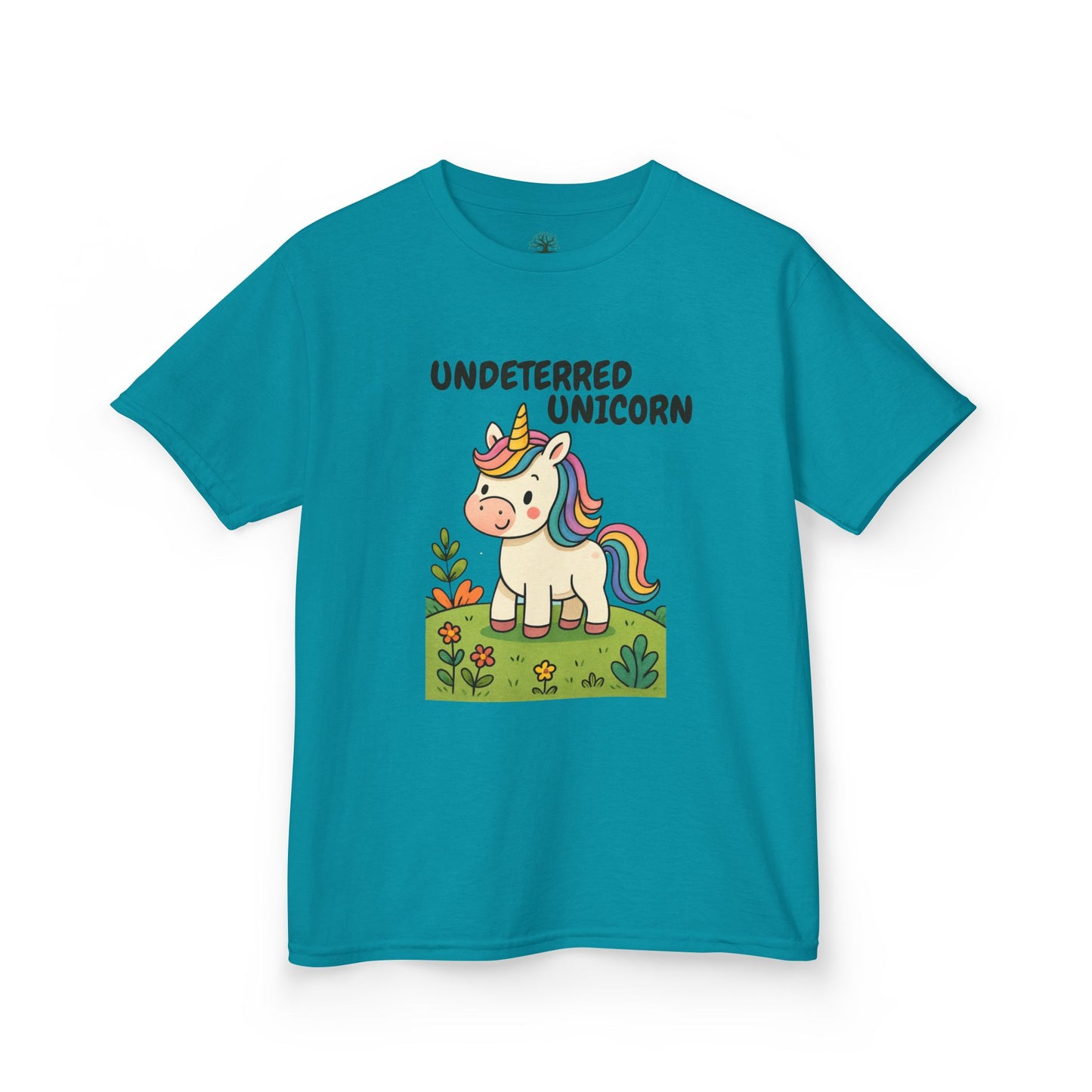 Comfy Kids Tee - Undeterred Unicorn