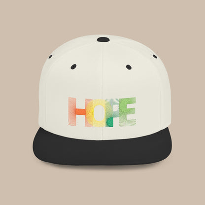 Flat Bill Snapback Cap - HOPE