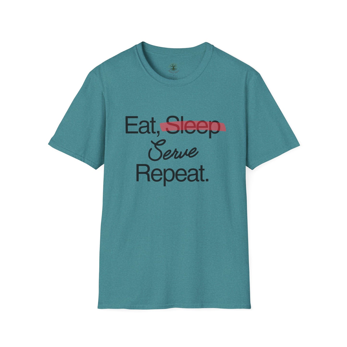 Soft & Stylish Tee - Eat, Serve, Repeat