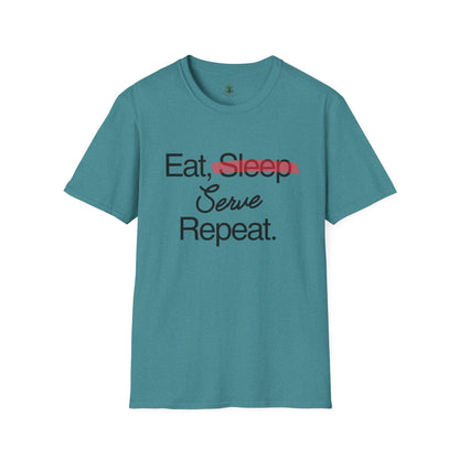 Soft & Stylish Tee - Eat, Serve, Repeat