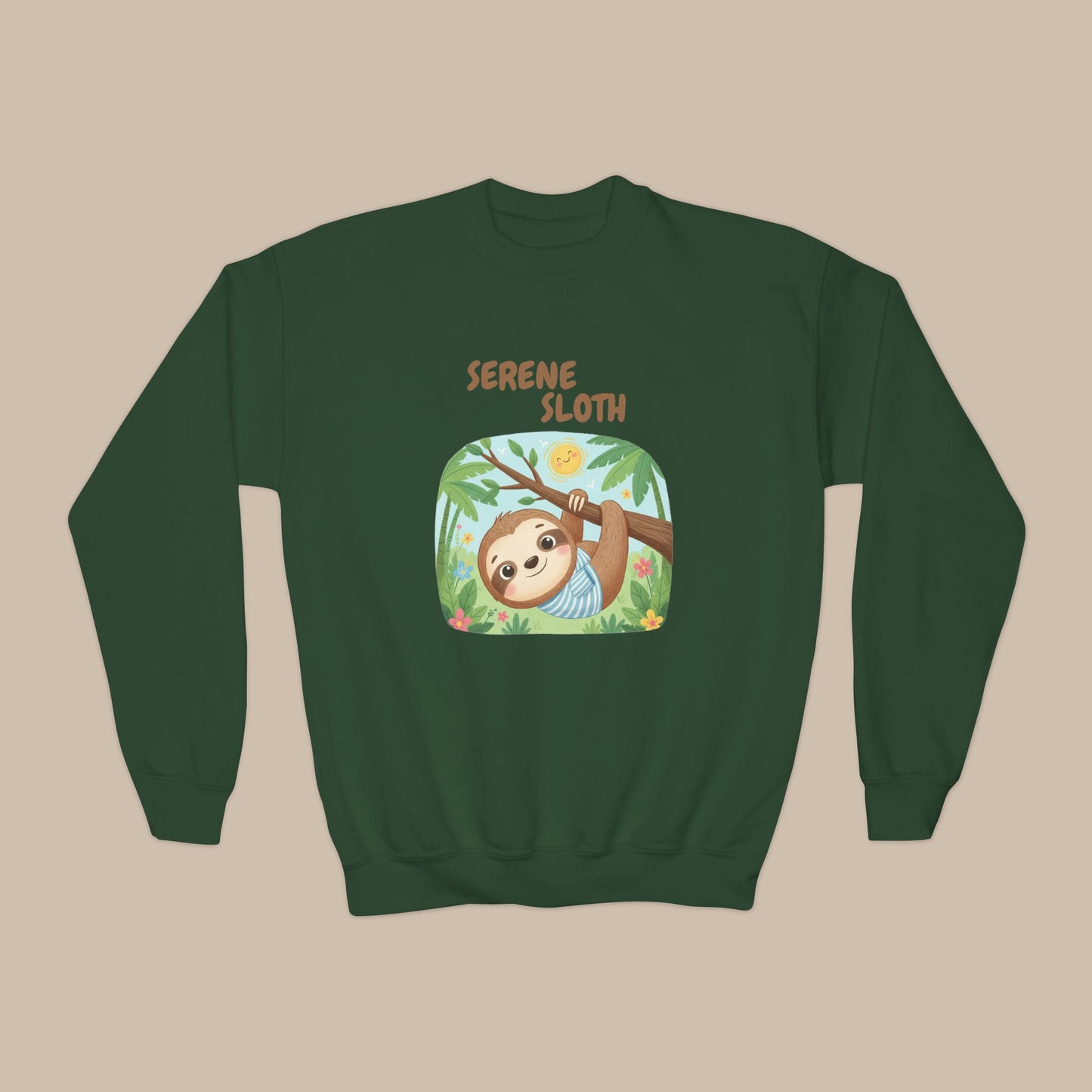 Comfy Kids Sweatshirt - Serene Sloth