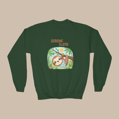 Comfy Kids Sweatshirt - Serene Sloth