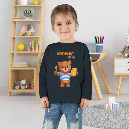 Toddler Long Sleeve Tee - Benevolent Bear
