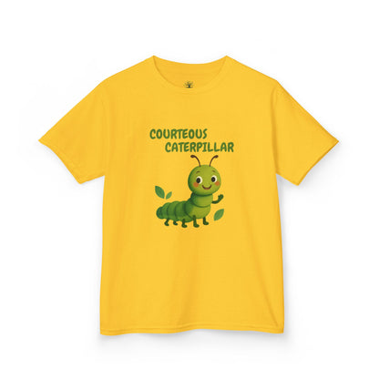 Comfy Kids Tee - Courteous Caterpillar