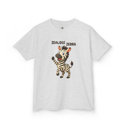 Comfy Kids Tee - Zealous Zebra